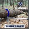 Сплав Timberjack деревянный патрон бревенчатый подъемник ролик ограждения домкрат крюк съемный инструмент синий цвет с двумя домкратами