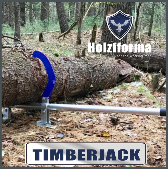 Сплав Timberjack деревянный патрон бревенчатый подъемник ролик ограждения домкрат крюк съемный инструмент синий цвет с двумя домкратами