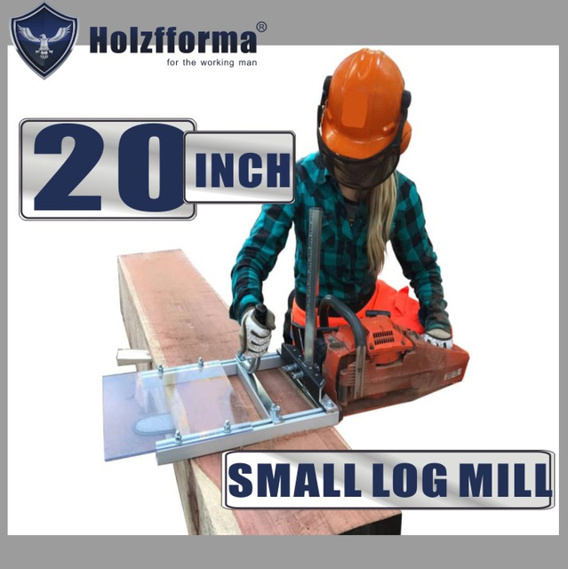 20-дюймовая (50 см) мельница Holzfforma® для малых бревен Фрезерование досок От 14 до 20 дюймов Направляющая планка