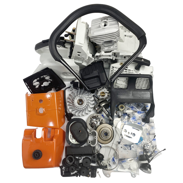 Полные запасные части для вторичного рынка для Holzfforma G466 STIHL MS460 046 Картер двигателя бензопилы Газ Топливный бак Катушка зажигания Коленчатый вал Карбюратор Цилиндр Поршень Ручной стартер Глушитель Aftermarket Stihl MS 460 046 Запчасти