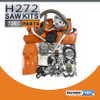 Полный ремонтный комплект для Holzfforma G272 Husqvarna 61 268 272 XP Картер двигателя Газ Топливный бак Катушка зажигания Коленчатый вал Карбюратор Цилиндр Поршень Отдача Стартер Глушитель