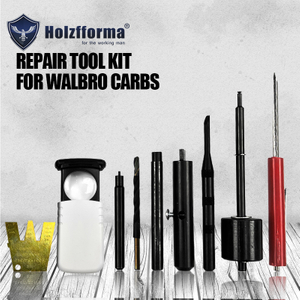9in1 Holzfforma Набор инструментов для ремонта карбюратора с мерным рычагом W и светодиодной 8-кратной лупой, совместимой с карбюраторами Walbro, заменяет # 500-538