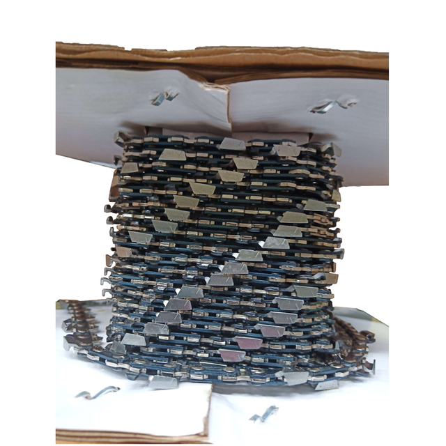 Цепная пила Holzfforma® 25FT Roll Full Chisel с шагом 0,3/8 дюйма и шагом 0,050 дюйма для Stihl Dolmar Echo McCulloch Homelite Jonsered Shindaiwa Makita Tanaka Efco Oleo Mac Oregon Carlton Бензопила с 10 шт. соответствующими соединительными звеньями и 6 коробками